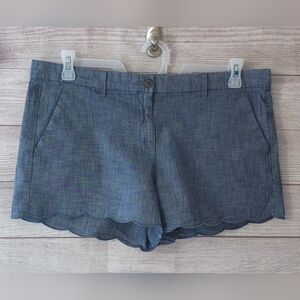 Gap Chambray Shorts Size 14